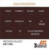 AK Interactive AK11406 Reddish Black 17ml